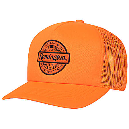 Men's Blaze Orange Logo Meshback Cap