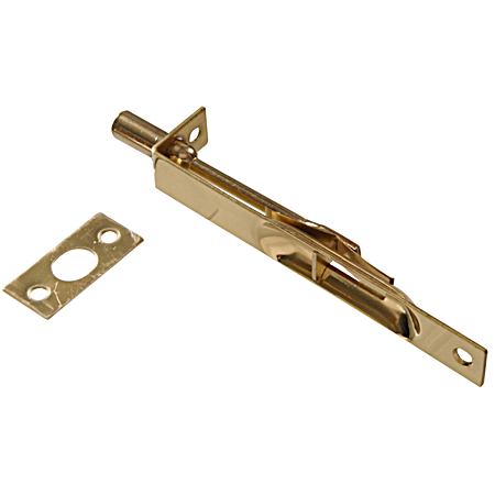 Hardware Essentials Solid Brass Flush Bolt