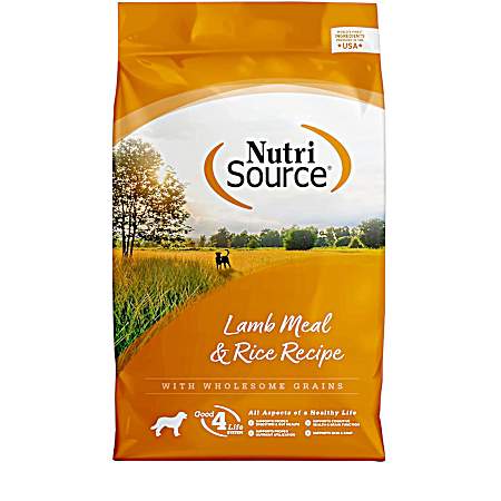 26 lbs Lamb Meal & Rice Recipe Dry Dog Food