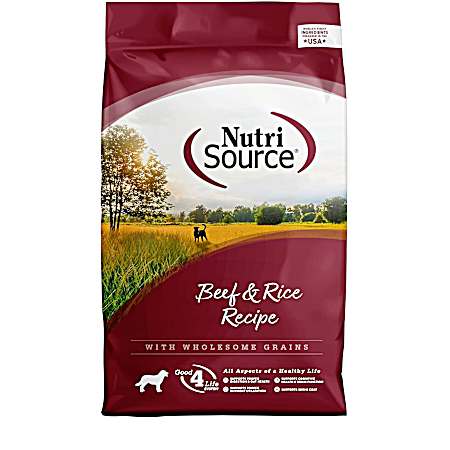 26 lbs Beef & Rice Recipe Dry Dog Food
