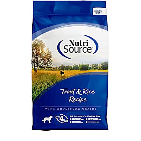 26 lbs Trout & Rice Recipe Dry Dog Food