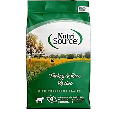 26 lbs Turkey & Rice Recipe Dry Dog Food