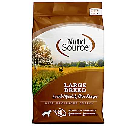 26 lbs Large Breed Lamb Meal & Rice Dry Dog Food