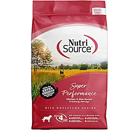 40 lbs Super Performance Chicken & Rice Dry Dog Food