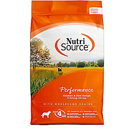 40 lbs Performance Chicken & Rice Dry Dog Food