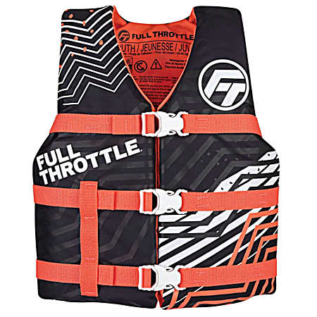 Youth Red Nylon Water Sports Vest