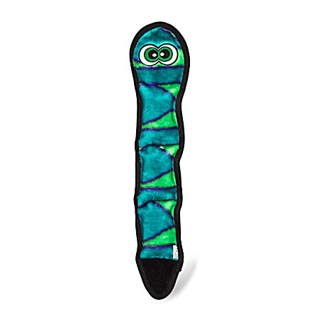 Invincibles Snake Plush Large Dog Toy - Blue