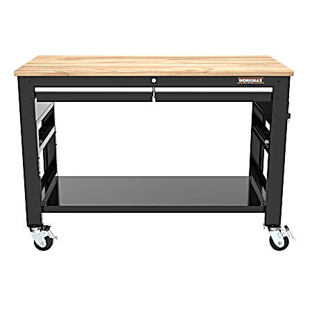 52 in. 2-Drawer Adjustable Height Workbench