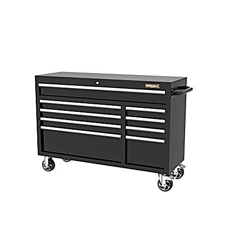52 in. 9-Drawer Rolling Cabinet