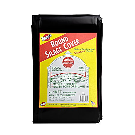 Round Silo Cover Fits 18 ft Silo Diameter