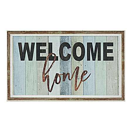 18 in x 30 in Welcome Home Wood Fashion Doormat