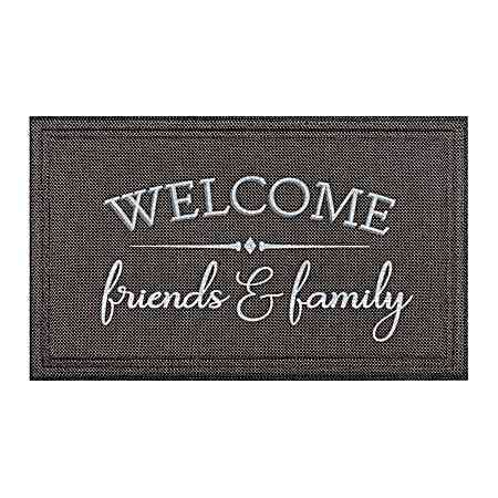 18 in x 30 in Welcome Friends & Family Doormat