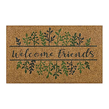 18 in x 30 in Welcome Friends Doormat