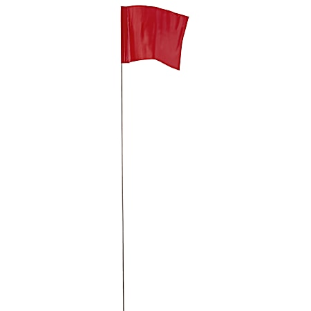 Red Stake Flags - 100 pk