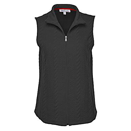 Women's Mockneck Full Zip Vest