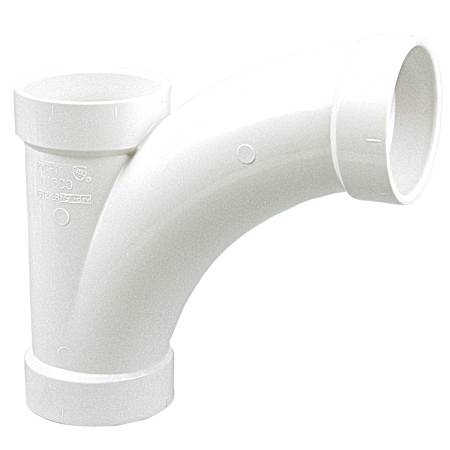 PVC-DWV Reducing Combination Tee-Wye