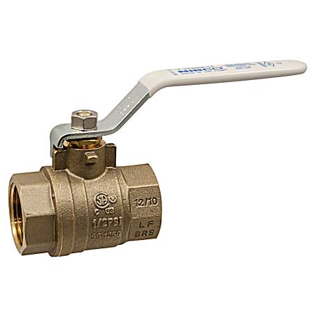 Threaded Full Port Ball Valve - Brass