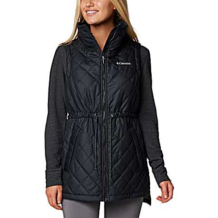 Women's Black Copper Crest Mid Vest