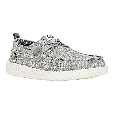 Women's Wendy Chambray Grey Slip-On's