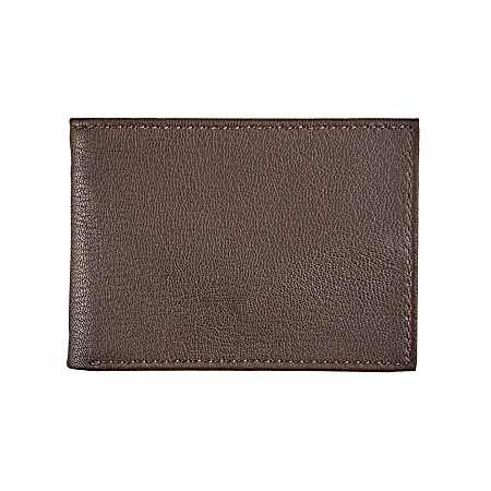 Men's Shrunken Leather Billfold Wallet