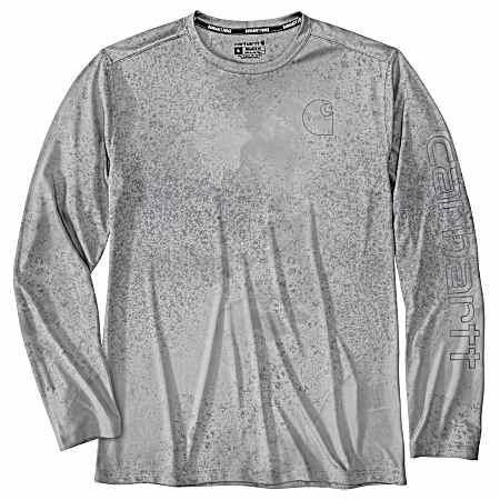 Men's Force Sun Defender Logo Graphic Long Sleeve Shirt