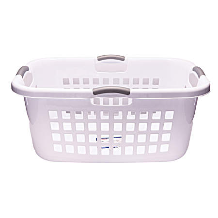 Ultra White Laundry Basket