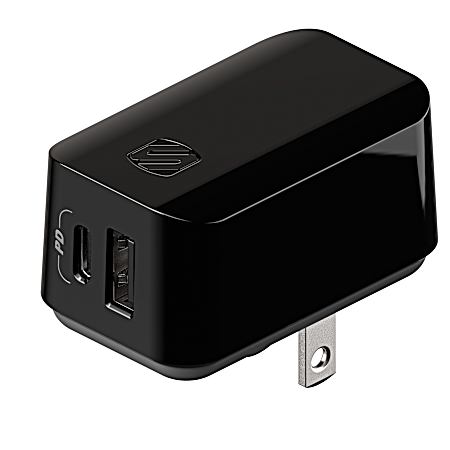 PowerVolt PD32 USB-C Power Delivery Fast Charger with USB-A Port - Black