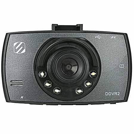 HD DVR Night Vision Suction Cup Dash Camera with 8GB micro-SD Card