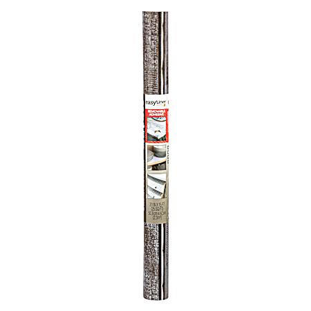 20 in x 15 ft Removable Adhesive Shelf Liner - Weathered Wood