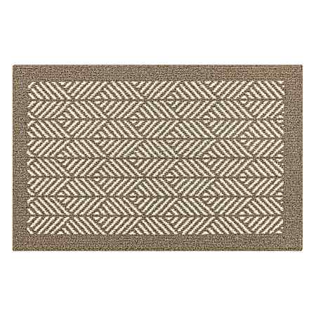 Aspen Border 30 in x 45 in Indoor Rug - Beige/Starch