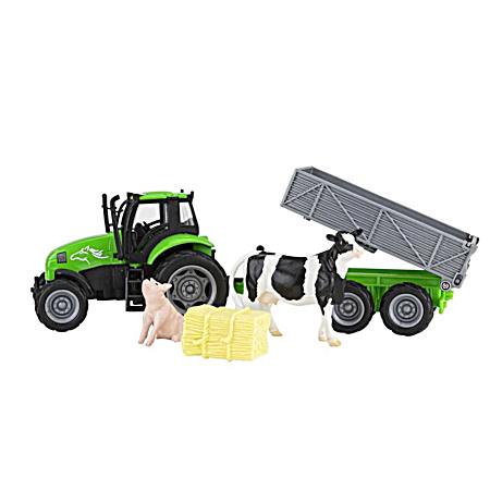 Farms Tractor & Tag-A-Long Wagon