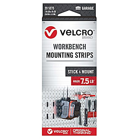 1-1/2 in X 1/2 in Workbench Mounting Strips - 20 Sets