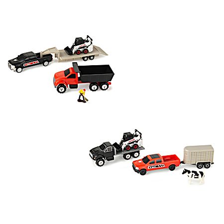 1:64 Scale Bobcat Skid Steer Playset - Assorted