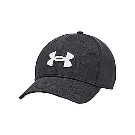 Men's Pitch Black/White Blitzing Adjustable Cap