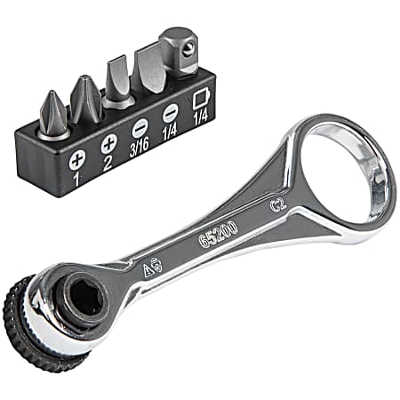 5 pc Slim-Profile Mini Ratchet Set