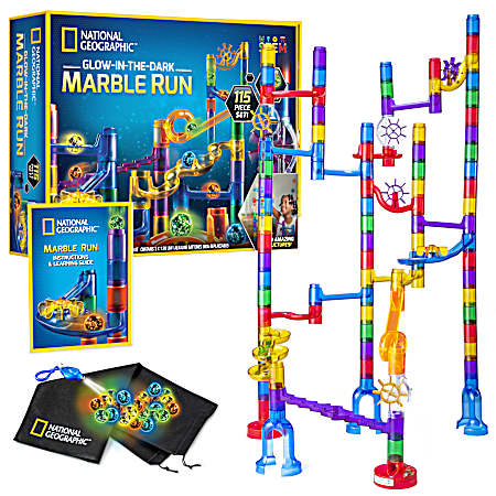 Glow-In-The-Dark Marble Run - 115 Pc.
