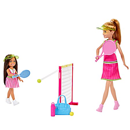 Stacie & Chelsea Dolls Tennis Playset