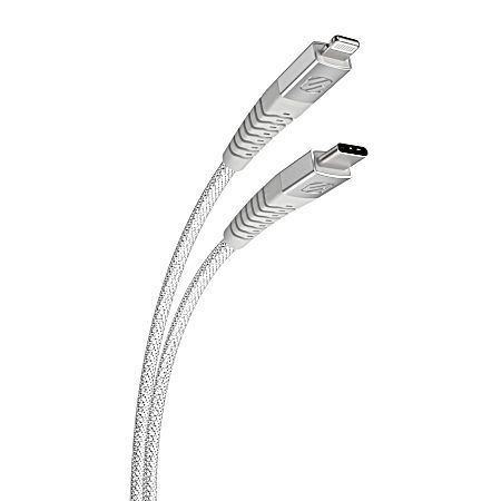4 ft StrikeLine HD Premium Heavy-Duty USB-C to Lightning Cable - White