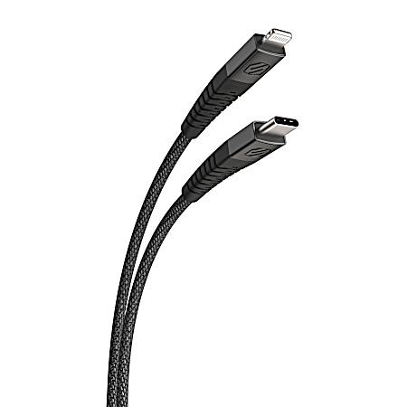 4 ft StrikeLine HD Premium USB-C to Lightning Cable - Black