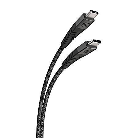 4 ft StrikeLine HD Premium Heavy-Duty USB-C to USB-C Cable - Black