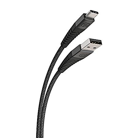 4 ft StrikeLine HD Premium Heavy Duty USB-A to USB-C Cable - Black