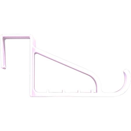 Large Plastic Over the Door Hook - White