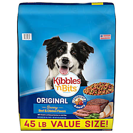 Beef & Chicken Flavored Original Dog Food - 45 lb