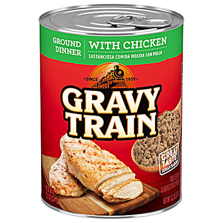 Ground Dinner w/ Chicken Wet Dog Food