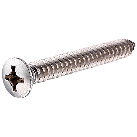 Stainless Oval-Head Slotted Sheet Metal Screws