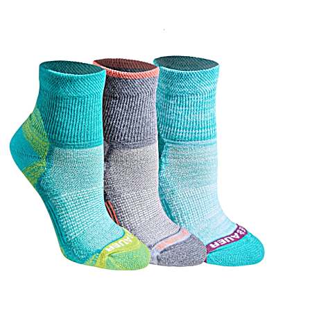Women's Charcoal Fiber Thermal Crew Socks - 2 Pk