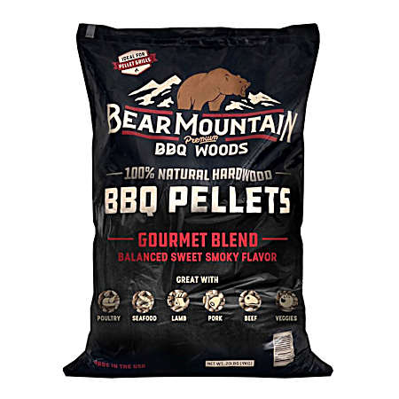 Premium BBQ Woods 20-lb Natural Hardwood Gourmet Blend Pellets