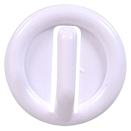 Hardware Essentials Round Plastic Hanging Hook
