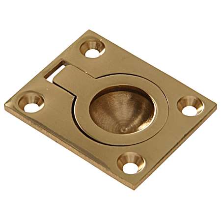 Hardware Essentials Ring Pull Bright Brass