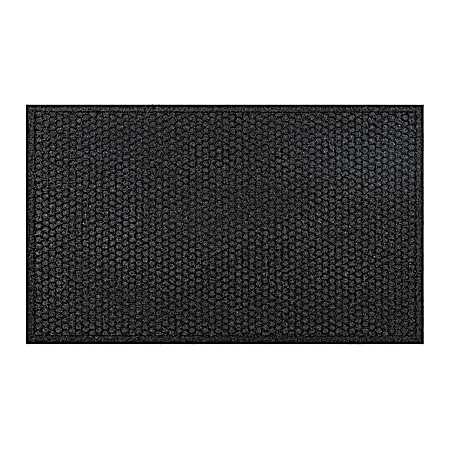 24 in x 36 in Honeycomb Doormat - Black